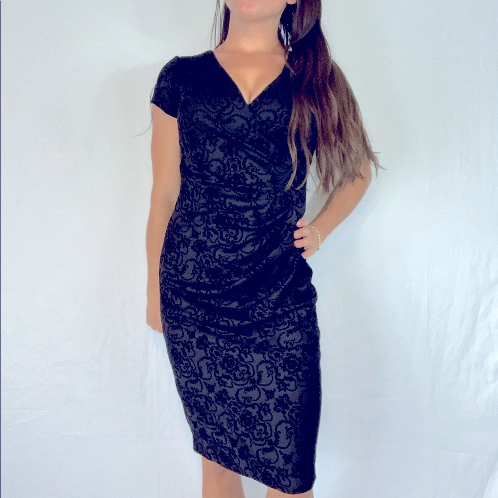 NWOT Velvet designed ruched sheath dress